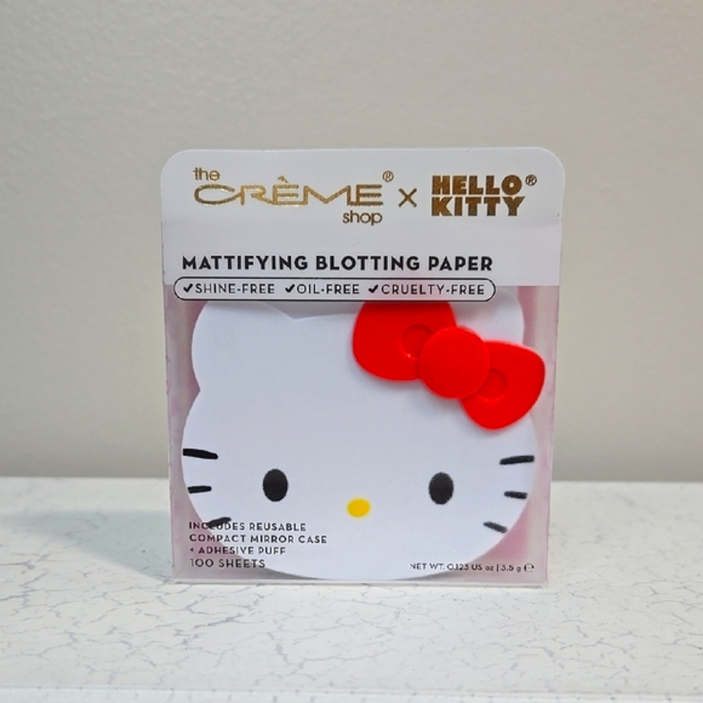 The Crème Shop X Hello Kitty ✨️LTD.ED✨️Blotting Paper+Mirror ~ NWT